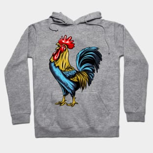 Rooster Body illustration Hoodie